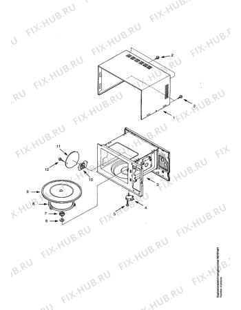 Схема №1 MC191W с изображением Всякое для свч печи Aeg 4006035333